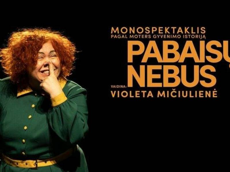 Monospektaklis „Pabaisų nebus“. Violeta Mičiulienė