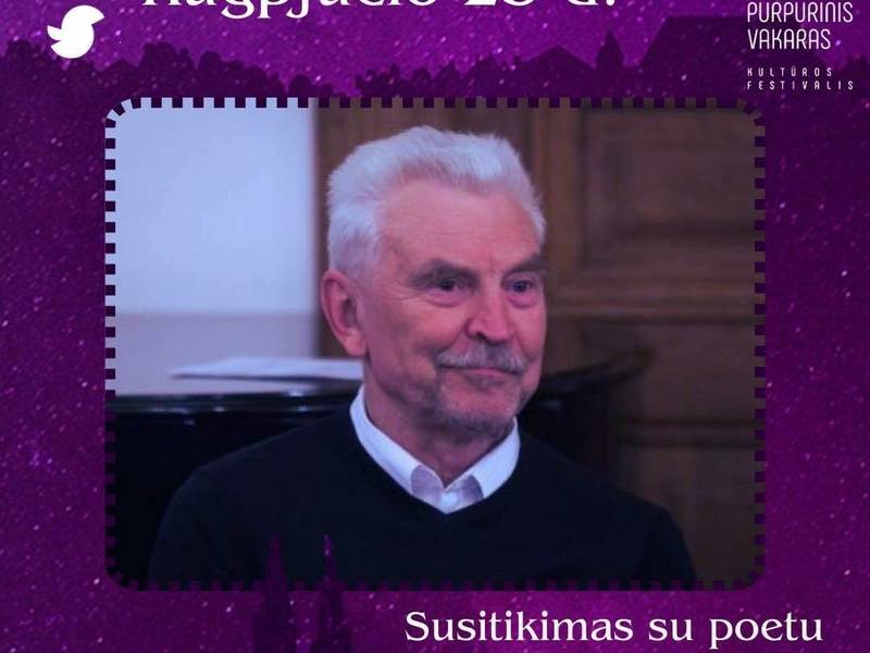 Susitikimas su poetu  Almiu Grybausku