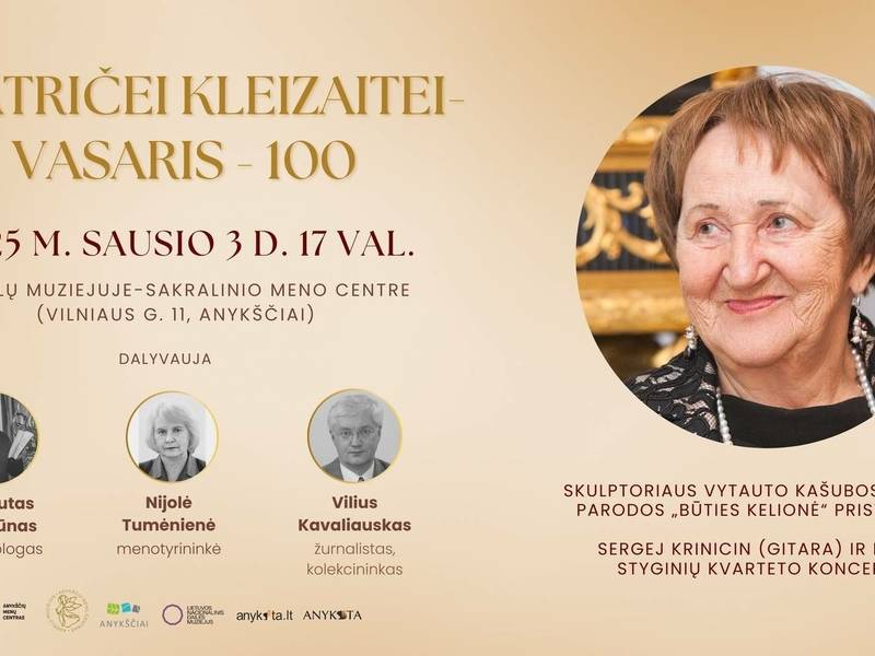 Beatričės Kleizaitės-Vasaris 100-mečiui skirtas atminimo vakaras